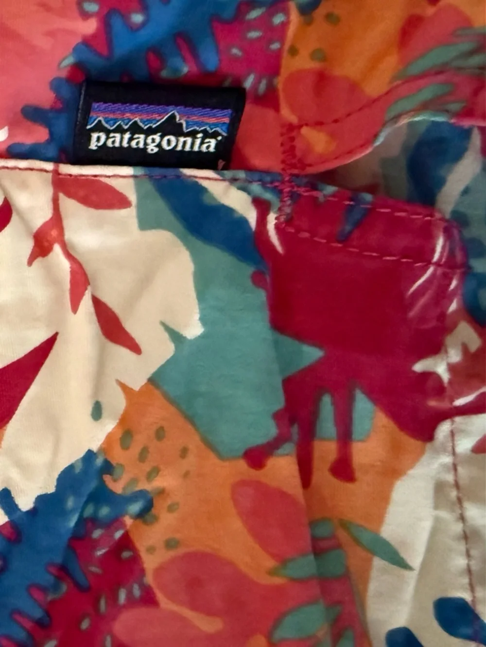 Patagonia Multicolor Tropical Print Athletic Shorts - Picture 3 of 4